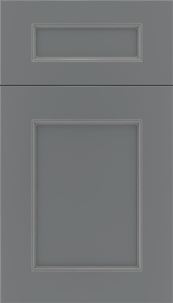Lexington 5pc Maple recessed panel cabinet door in Cloudburst with Pewter glaze