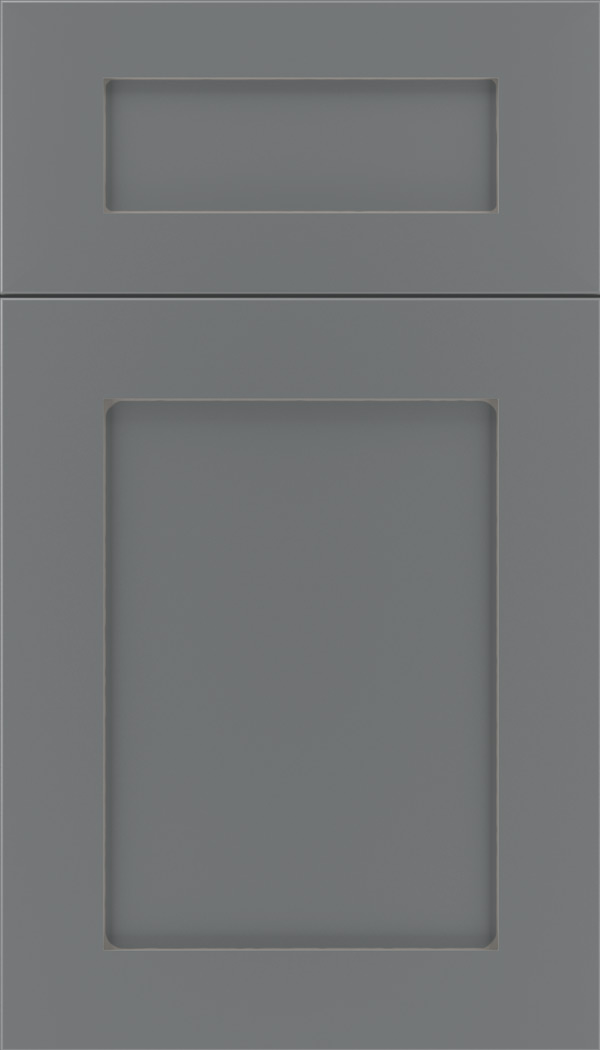 Plymouth 5pc Maple shaker cabinet door in Cloudburst with Pewter glaze