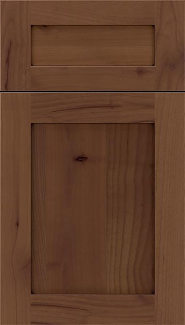 Salem 5pc Alder shaker cabinet door in Sienna with Mocha glaze