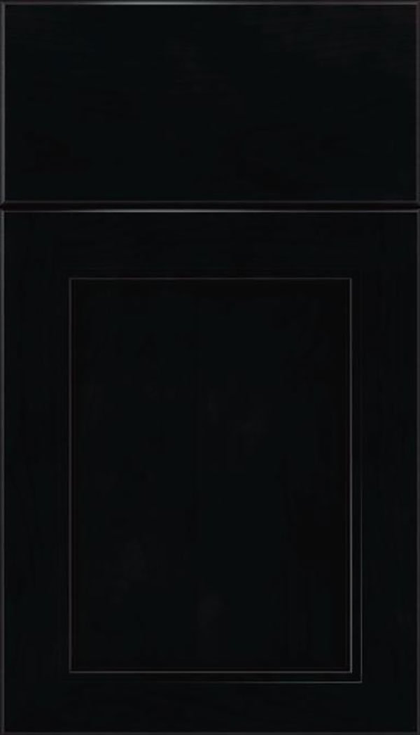 Templeton Cherry recessed panel cabinet door in Espresso