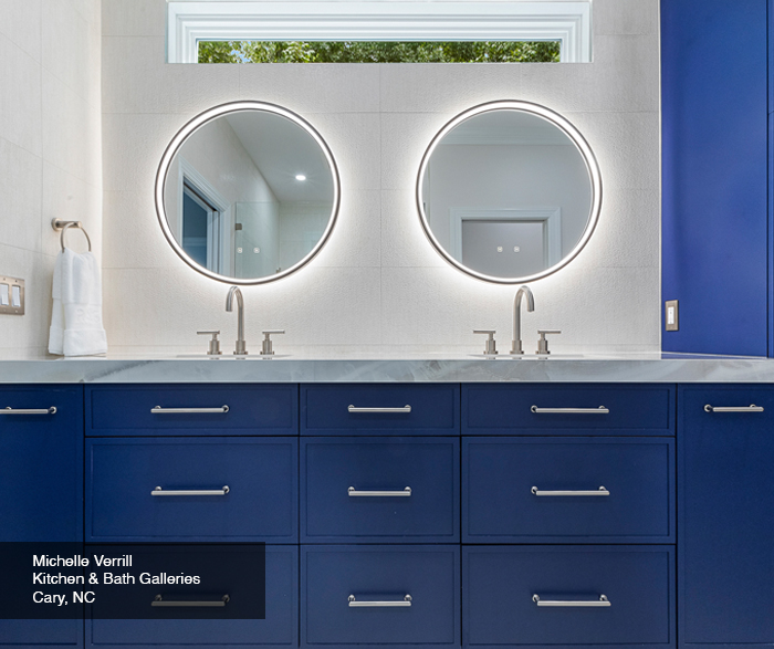 Bold and Spacious Primary Bath