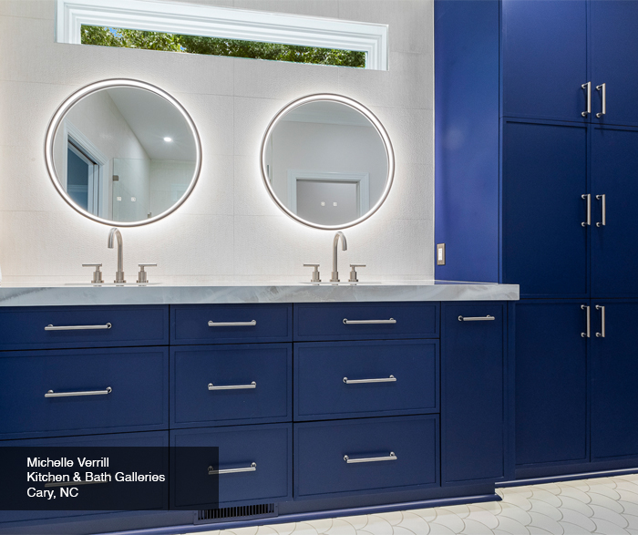 Bold and Spacious Primary Bath