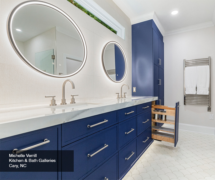 Bold and Spacious Primary Bath