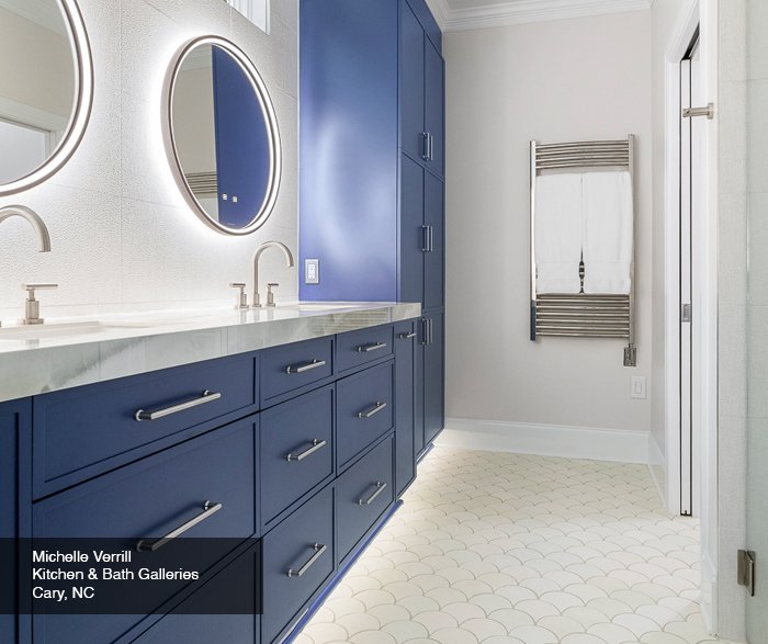 Bold and Spacious Primary Bath