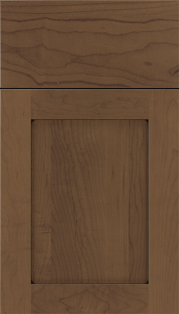 Plymouth Maple shaker cabinet door in Toffee with Black glaze