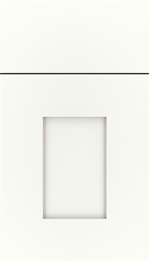 Newhaven Maple shaker cabinet door in Whitecap